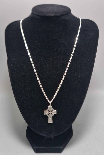 925 Silver Chain 13.7G CELT CROSS CHAIN