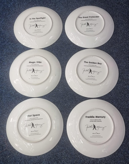 6 X Queen Freddie Mercury  Danbury Mint Plates