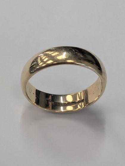 9CT GOLD WEDDING BAND RING