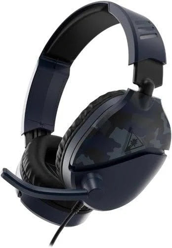 Turtle Beach Recon 70 Wired 3.5mm Connector Blue Camo Xbox PlayStation 4 and 5 PC Gaming Headset - Default Title