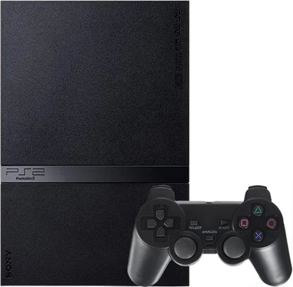 Playstation 2 Slim line Console, Black,