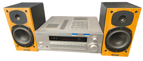 Pioneer Receiver & 2 x Tannoy Mercury M1 Bookshelf Speakers ***Collection Only***