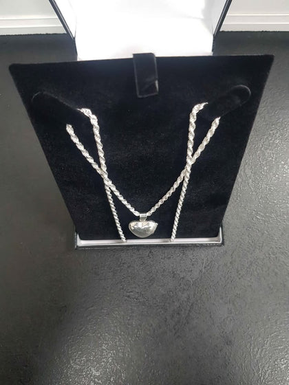 (BRAND NEW) 925 silver byzantine style chain 24