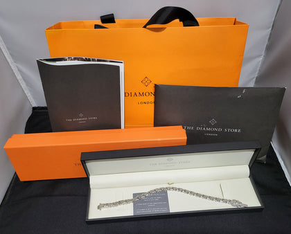 The Diamond Store Women's Diamond Kisses Bracelet With 0.05ct Set in 925 Silver