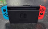 Nintendo switch console ,32gb + neon red/blue joycon loose joycons.