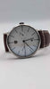 Dufa Albers Automatic Calendar Men's Watch With Enamel White Dial & Brown Leather Strap - DF-9014