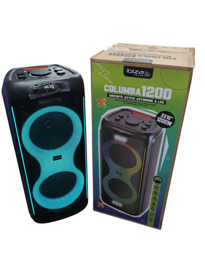 Ibiza Sound Comuba1200 Active Bluetooth PA Speaker (2x 10