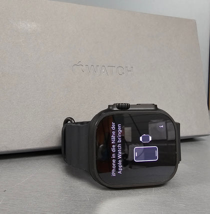 Apple Watch Ultra 2 GPS Cellular 49mm Black Titanium Case with Black Ocean Band