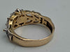 18ct Yellow Gold Ladies Cluster Ring With Cubic Zirconia Stones - 5.32 Grams - Size M