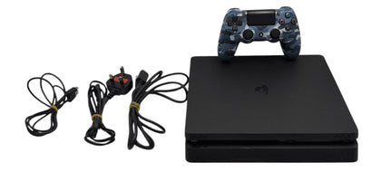 Sony PlayStation 4 Slim 500GB With Blue Cameo Controller