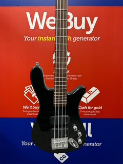 WARWICK ROCKBASS STREAMER BASS GUITAR LX 4 SOLID BLACK HIGH POLISH NO CASE