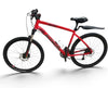 B-twin rock rider 540 mountain bike 27 speed 27.5” wheels 19” frame -Red