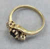 9ct Gold Sapphire /Diamond Ring K