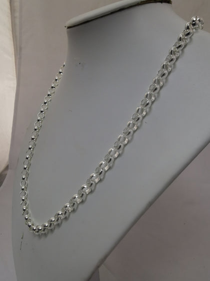 Brand new , hallmarked (925) curbed necklace - 22