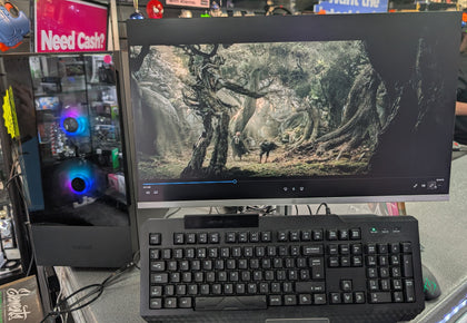 Desktop Gaming Pc With Monitor