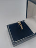 9CT Gold Cubic Zirconia Stones Ring, Hallmarked 375, 1.7Grams, Size: O - Box Included