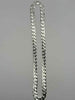 **BRAND NEW** 925 silver curb style chain with pendent 90.92G 23''