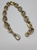 9ct gold figure of eight patterned bracelet