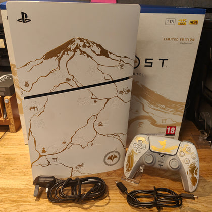 Playstation 5 Slim Disc 1TB Ghost Of Yotei Console Boxed
