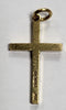 Beautiful 18ct Yellow Gold Patterned Cross Pendant - 2G - 1" Length - Hallmarked