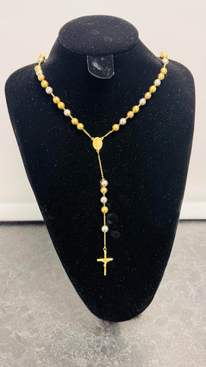18ct Rosemary Beads Chain  32.85g