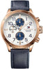 Tommy Hilfiger Men's Trent Blue Leather Strap Chronograph Watch