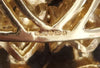 9ct Vintage Yellow Gold Gemset Articulated Clown Pendant