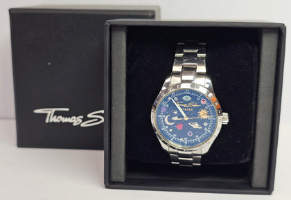 Thomas Sabo Watch with Cosmic dial in Black Silver