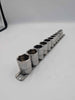 Snap On FSM81-FSM191mm 12 Piece 3/8" Drive 6-Point Metric Chrome Socket Set USA