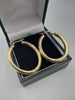 9CT Gold Ladies Hoop Earrings, Stamped & Hallmarked 375, 2.33Grams, Boxed