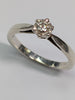9ct White Gold Diamond Ring