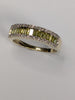 9ct gold yellow diamond ring