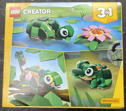 Lego Turtle with a water Lily