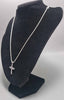 925 Silver Cross Chain 9.7G 24"