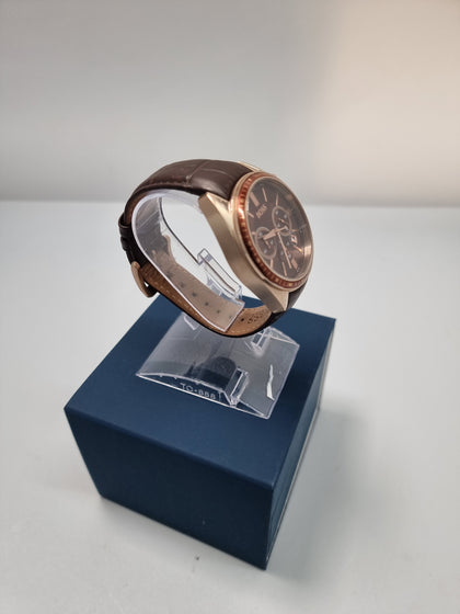 · Hugo Boss Drivers Sports Watch - Brown Dial - Chronograph - Date - Leather Strap - Unboxed