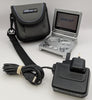 Game Boy Advance SP AGS-001 Console, Tribal Silver, Unboxed W/ Carry Bag (No Games)