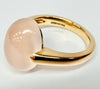 18ct yellow gold ring with pomellato lune stone size N