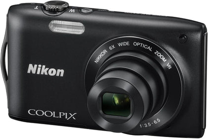 Nikon Coolpix S3300 Digital Camera - Black