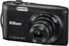 Nikon Coolpix S3300 Digital Camera - Black