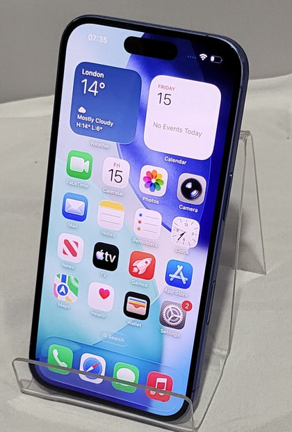 Apple iPhone 16 Ultramarine, 512GB, Unlocked, 91% Battery Health