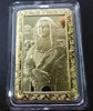 Leonardo Da Vinci Mona Lisa - 1oz Gold Layered Bar .