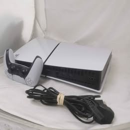 PlayStation 5 Slim Console, 1TB, White, Unboxed