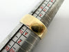9ct yellow gold wedding band ring size W 1/2