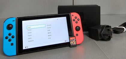 Nintendo Switch (Generation 2) (Neon Blue / Neon Red) + Mario Kart 8 Unboxed