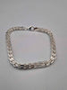 925 Sterling Silver Cube Bracelet - 5mm Wide - 9" Long - 22.60 Grams **BRAND NEW**