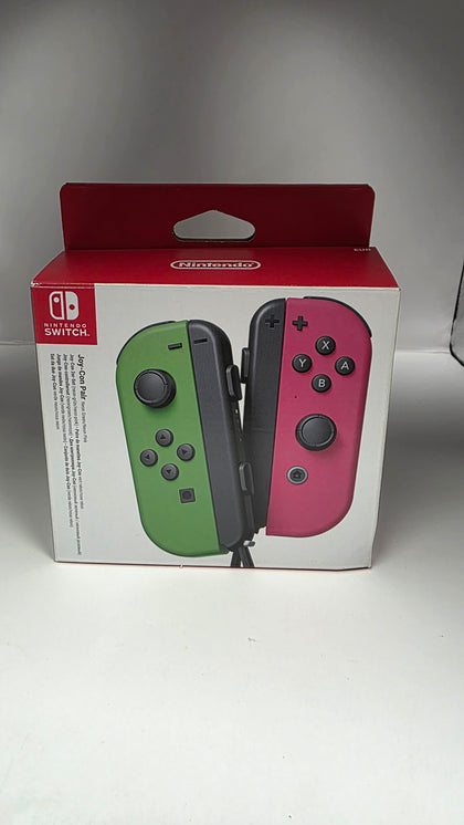 Nintendo Switch Joy-Con Controller Pair – Neon Green & Pink