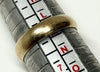 9ct yellow gold wedding band ring size M