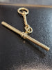 9ct Yellow Gold T-bar pendant - 2.63g