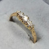 18ct Gold Diamond Ring Size Q