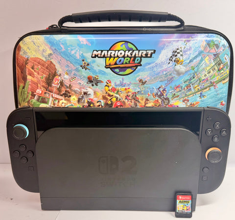 Switch 2 Console, 256GB + Black Joy-Con 2, (No DLC) Unboxed